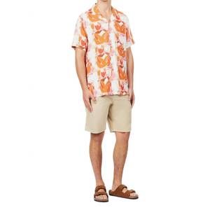 NEW ARRELS button down shirt in terracotta summer joy